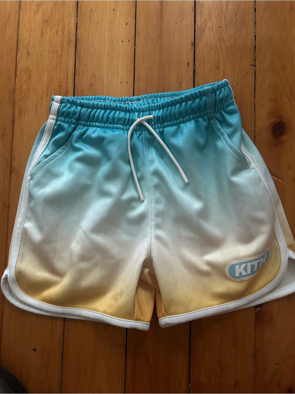 Kith Kids Fluid Soccer Jordan Short ombré blue small